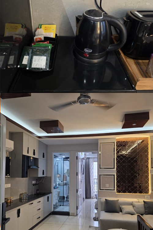 The Milano Suite Private Kitchenette